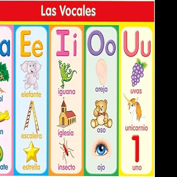 MINIPOSTER DID. 25X35CM. VOCALES GRANMARK E.12 C.1200